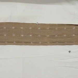 VINTAGE BROWN YARN ?THREAD? LADIES SCARF